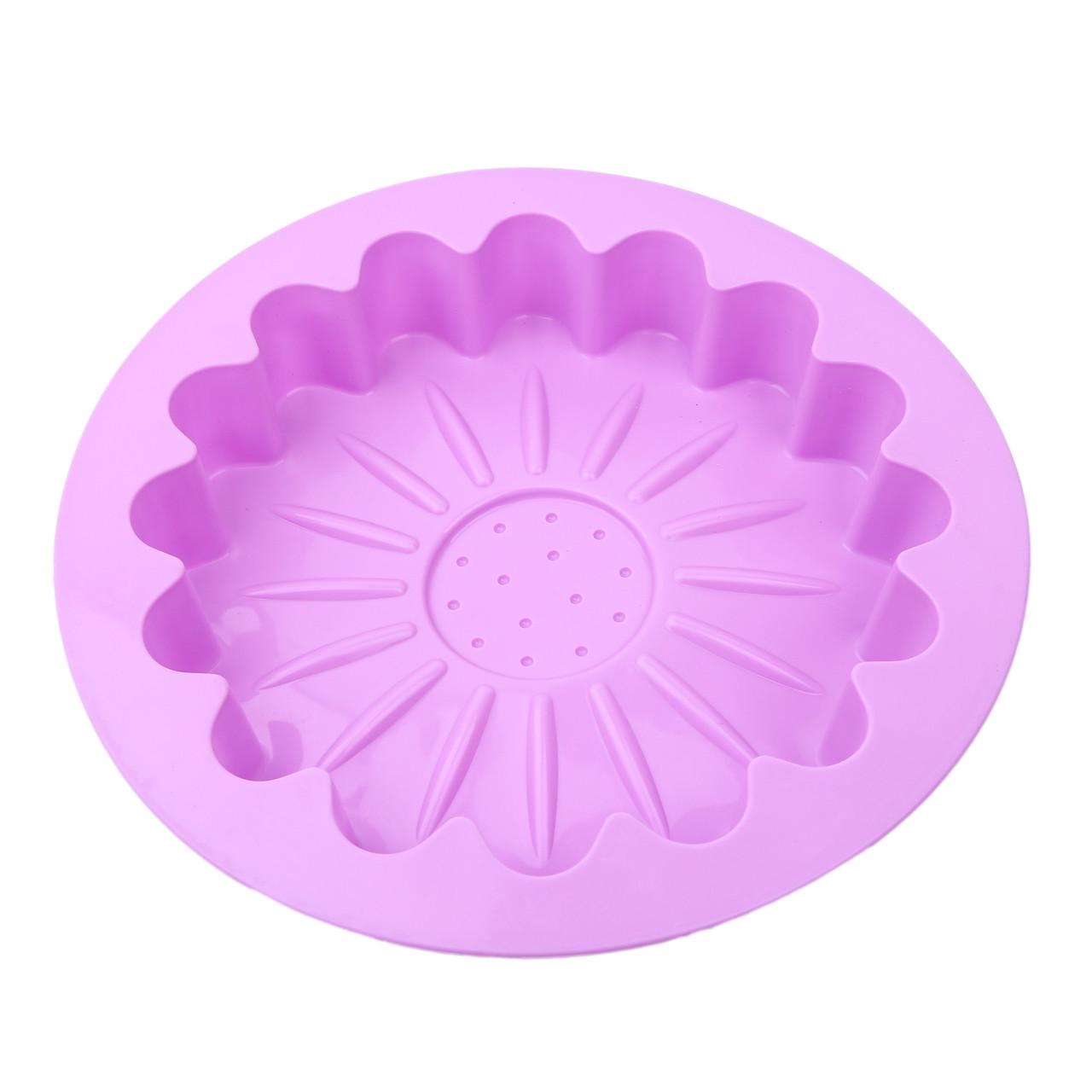 Форма силіконова для випічки Квіти Соняшники 24 см (2356744446) - фото 4 Форма силіконова для випічки Квіти Соняшники 24 см (2356744446) - фото 4