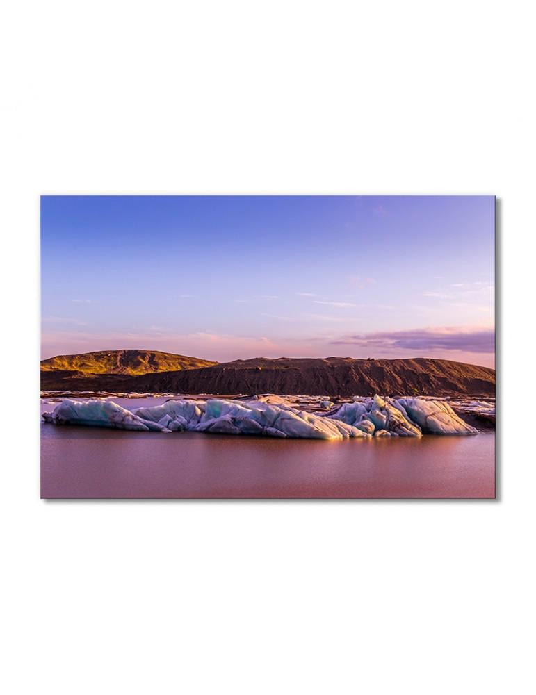 Картина модульная Пылающее ущелье на розовом закате 1 модуль 50x75 см