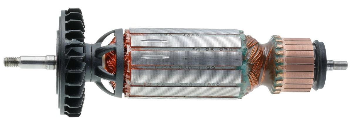 Якорь болгарки Metabo WE 12-125 186х38 посадка 7 мм М6R код 310010990 (як1277)