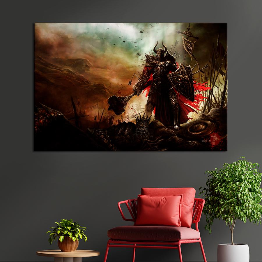 Настенний декор Бессмертный Diablo 120x80 см (A136-1)