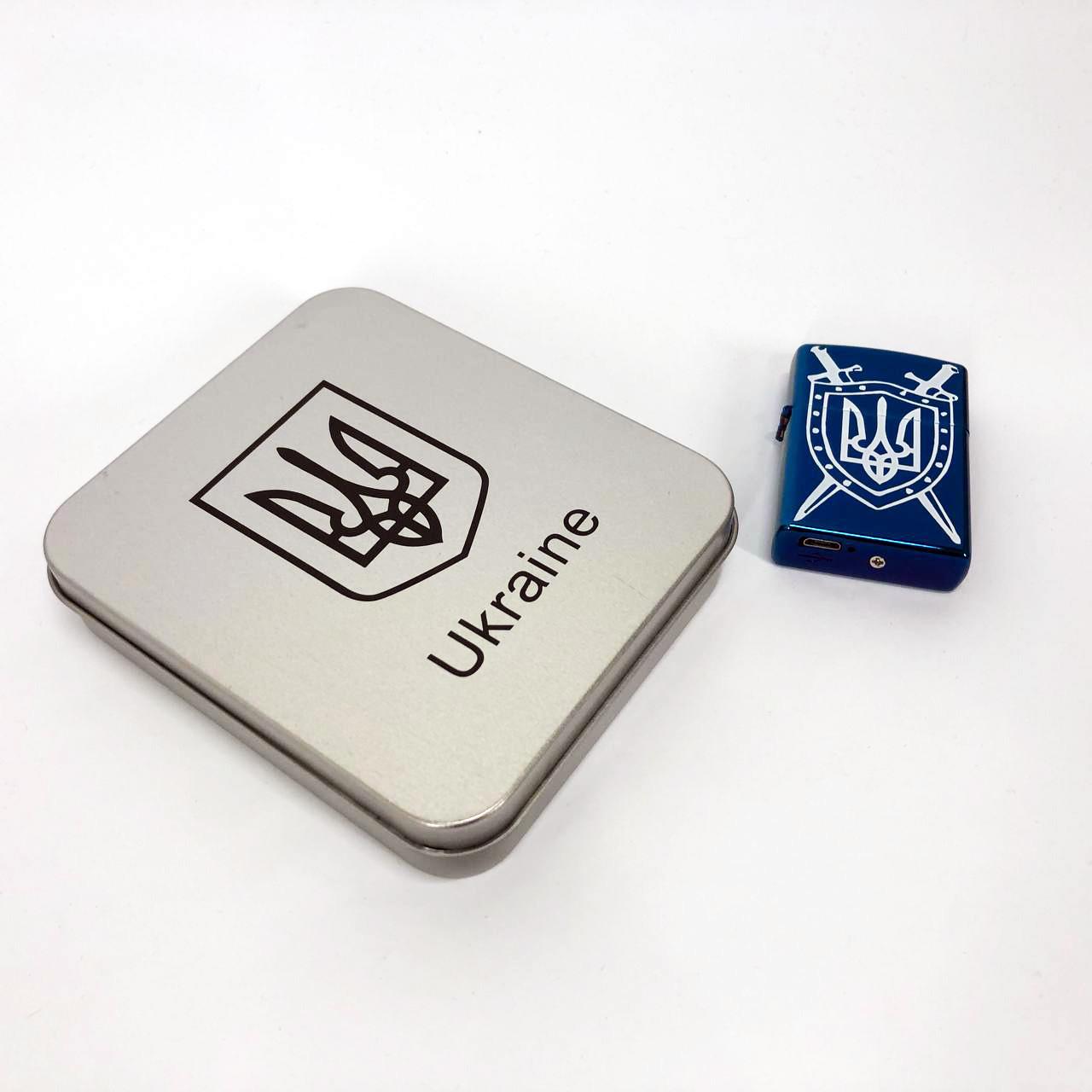 Зажигалка дуговая электроимпульсная USB аккумуляторная Синий (HL-446) - фото 4 Зажигалка дуговая электроимпульсная USB аккумуляторная Синий (HL-446) - фото 4