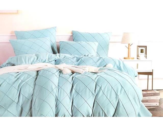 Комплект постельного белья Koloco полуторный фланель/хлопок 06-205-11 Бирюзовый (DR010330) Комплект постельного белья Koloco полуторный фланель/хлопок 06-205-11 Бирюзовый (DR010330)