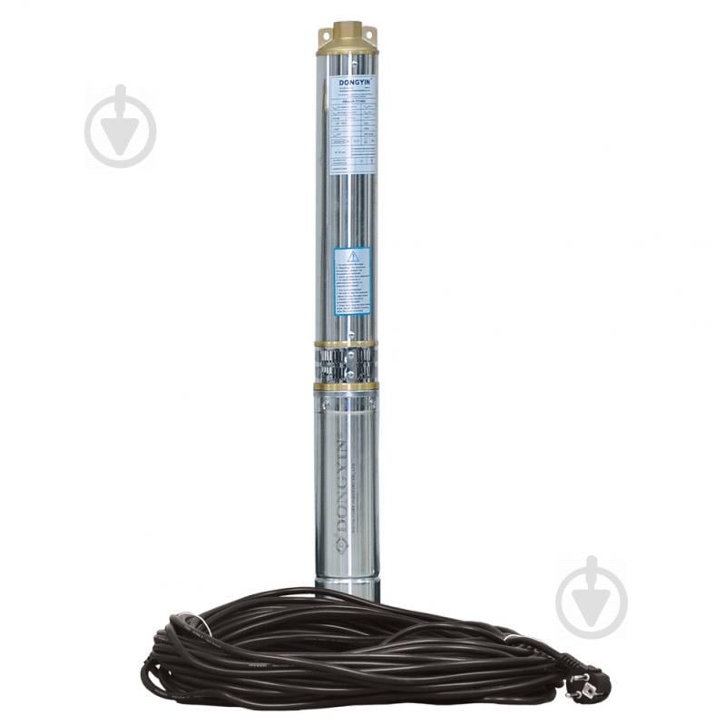 Насос відцентровий свердловинний 1.5кВт H 108(80)м Q 90(60)л/хв Ø80мм (кабель 50м) AQUATICA (DONGYIN) (777395)