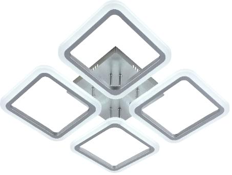 Люстра светодиодная Sirius LI8822/4A MATT SILVER 112 W акриловая (000034427)