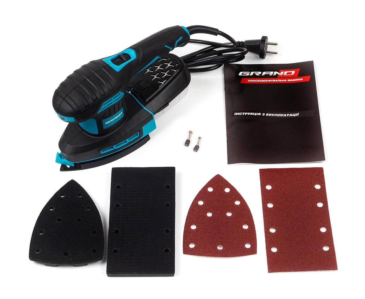 Вибрационная шлифовальная машина Grand ПШМ-620 2в1