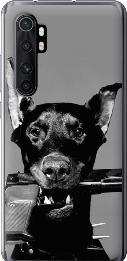 Чехол на Xiaomi Mi Note 10 Lite Доберман (2745t-1937-42517) Чехол на Xiaomi Mi Note 10 Lite Доберман (2745t-1937-42517)