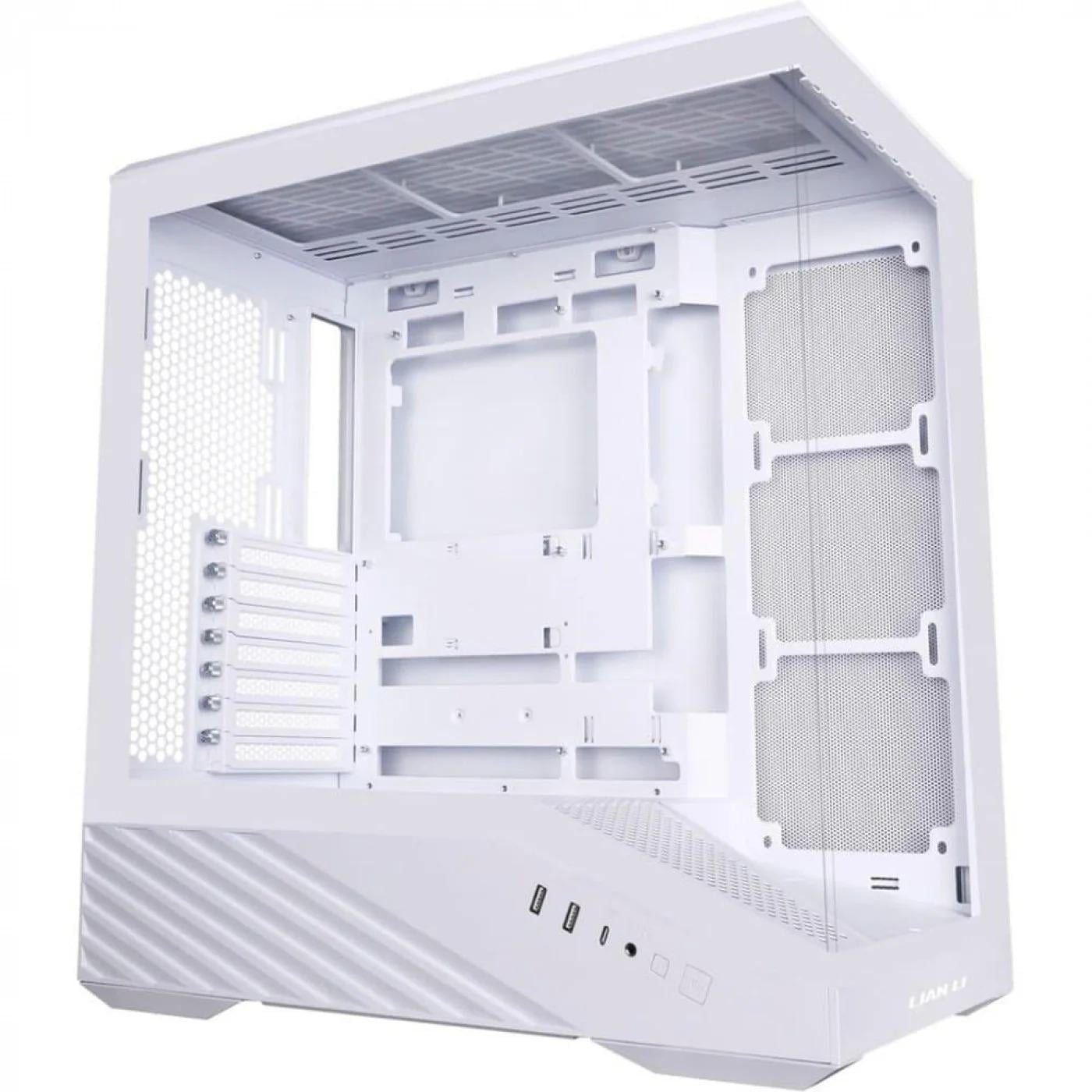 Корпус для ПК Lian Li Vector V100 Midi-Tower PSU E-ATX/ATX/MicroATX/Mini-ITX ARGB White (G99.V100W.01)