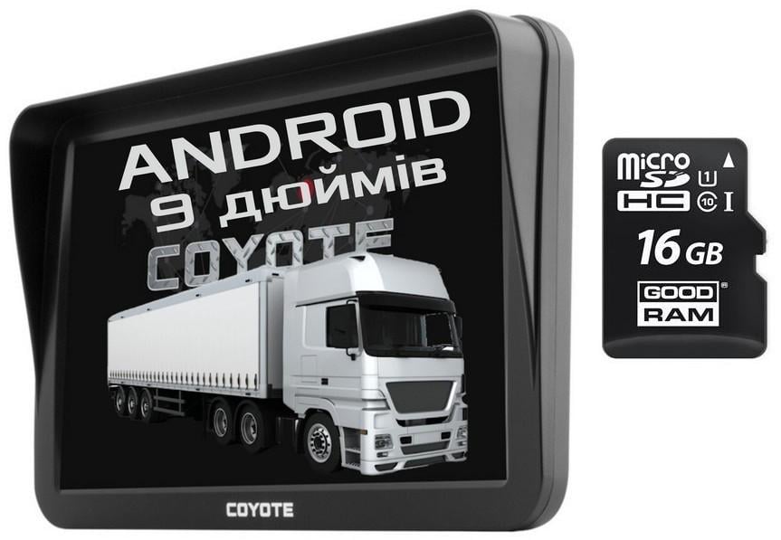 GPS навигатор Coyote 1050 Master PRO Ram 1 Gb ROM 16 Gb на Android для грузовиков с MicroSD 16 Gb - фото 2