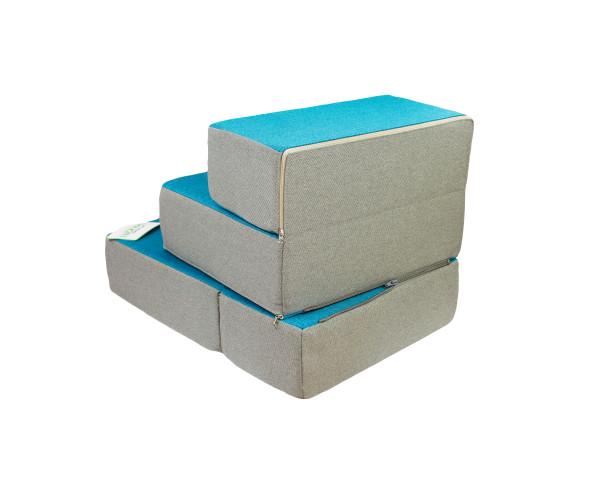 Сходи для собак Lucky Pet Еверест 36х40х60 см Бірюзовий (43824) - фото 4 Сходи для собак Lucky Pet Еверест 36х40х60 см Бірюзовий (43824) - фото 4