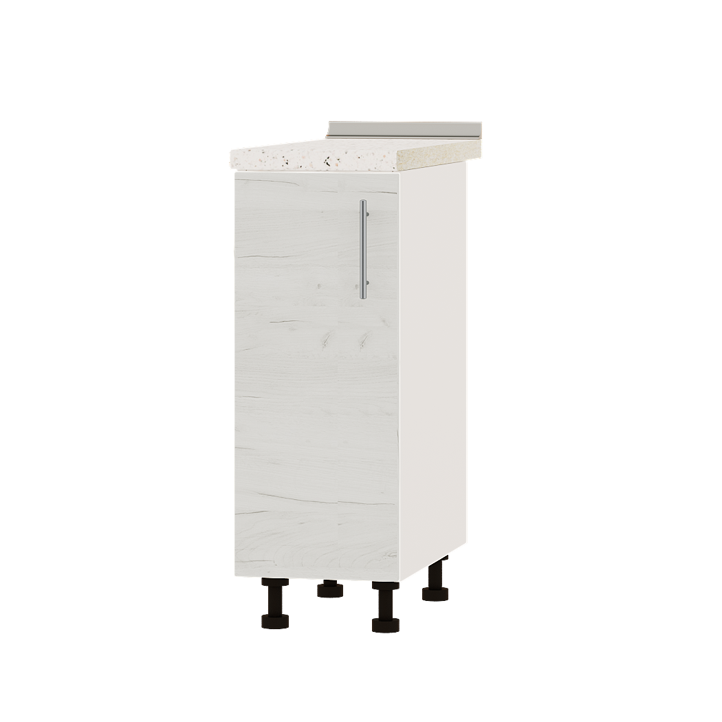 Шкаф нижний Эверест Оптима модуль Низ Н83-300 30х47х85 см Дуб крафт белый/Белый (01314)