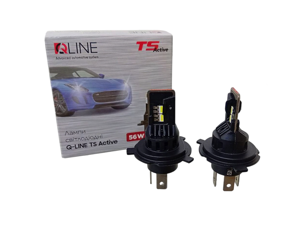 Світлодіодні лампи QLine TS Active H4 LED 5900 K (03002)