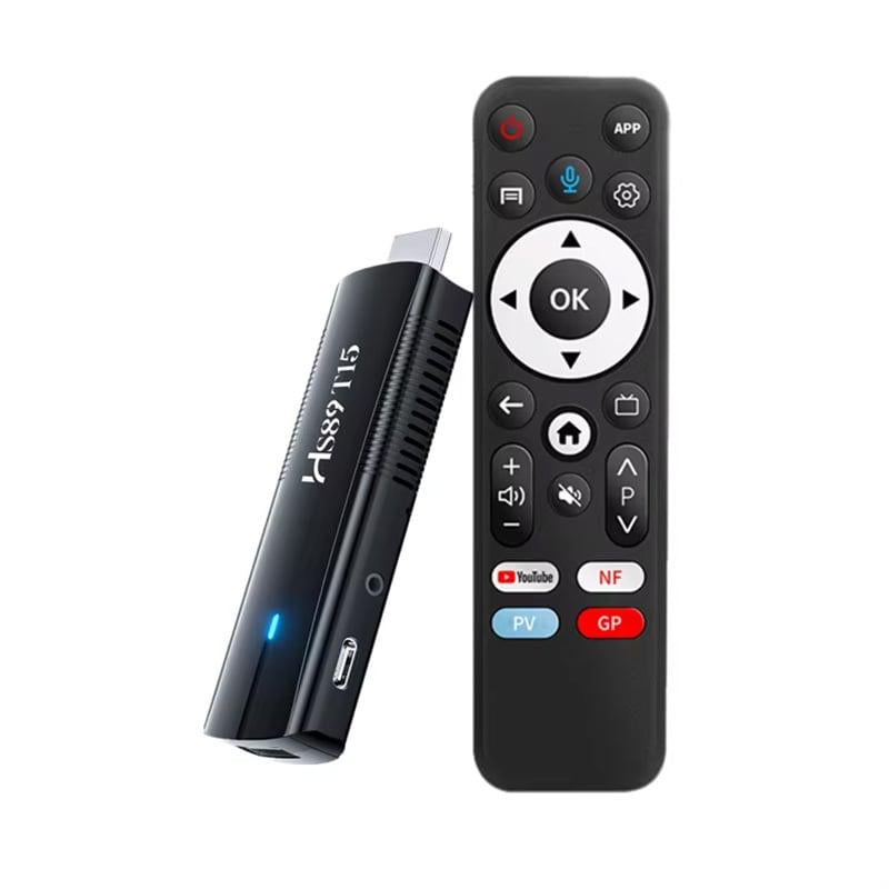 Смарт ТВ приставка-стік Hugsun HS89 T15 4/32 Гб Smart TV Stick Android TV 14 (305-32)