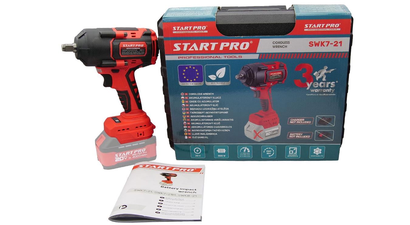 Гайковерт акумуляторний Start Pro SWK7-21 (SWK7-21) - фото 10