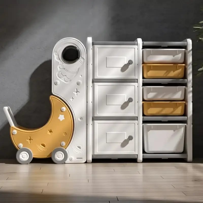 Органайзер для игрушек Lumpurini Lunetta с контейнерами 3 яруса 140x32x93 см (6bb89e0a) - фото 13