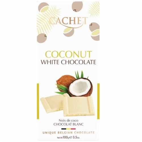 Шоколад Cachet Coconut какао 27% 100g Белый (21378) - фото 1