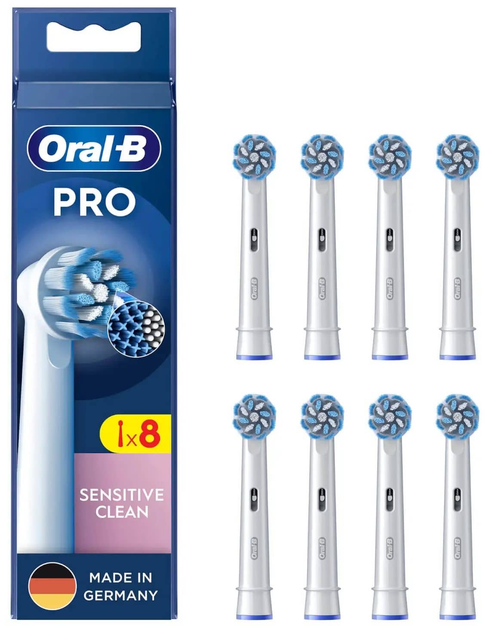 Насадки для електричної зубної щітки Oral-B Pro Sensitive Clean 8 шт.