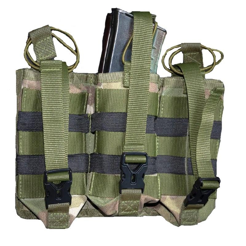 Подсумок под 6 магазинов АК Kirasa KI244 из кордуры Камуфляж (567725)