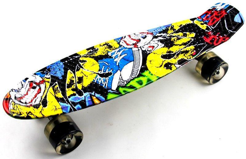 Пенниборд Cool Draft Joker колеса с подсветкой (716693028)