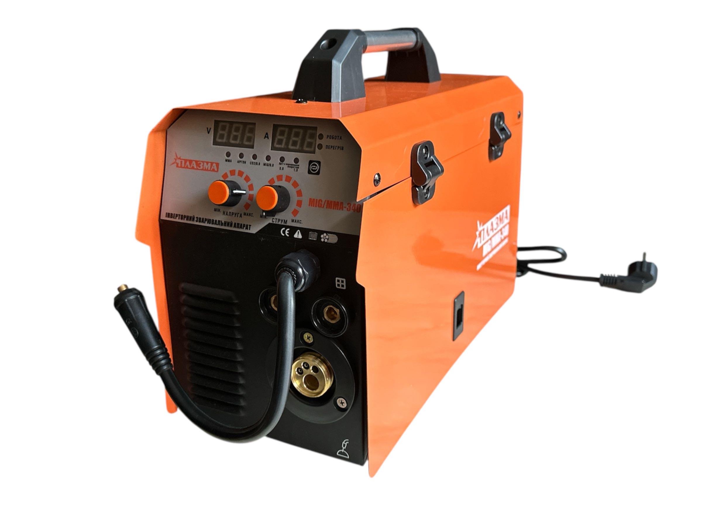 Полуавтомат инверторный Плазма MIG/ММА-340 Оранжевый (27667256) Полуавтомат инверторный Плазма MIG/ММА-340 Оранжевый (27667256)