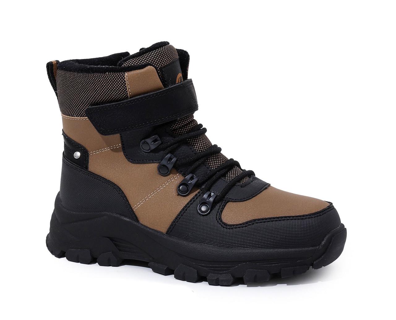 Ботинки зимние для мальчиков Clibee HC61633/35 р. 35 Коричневый