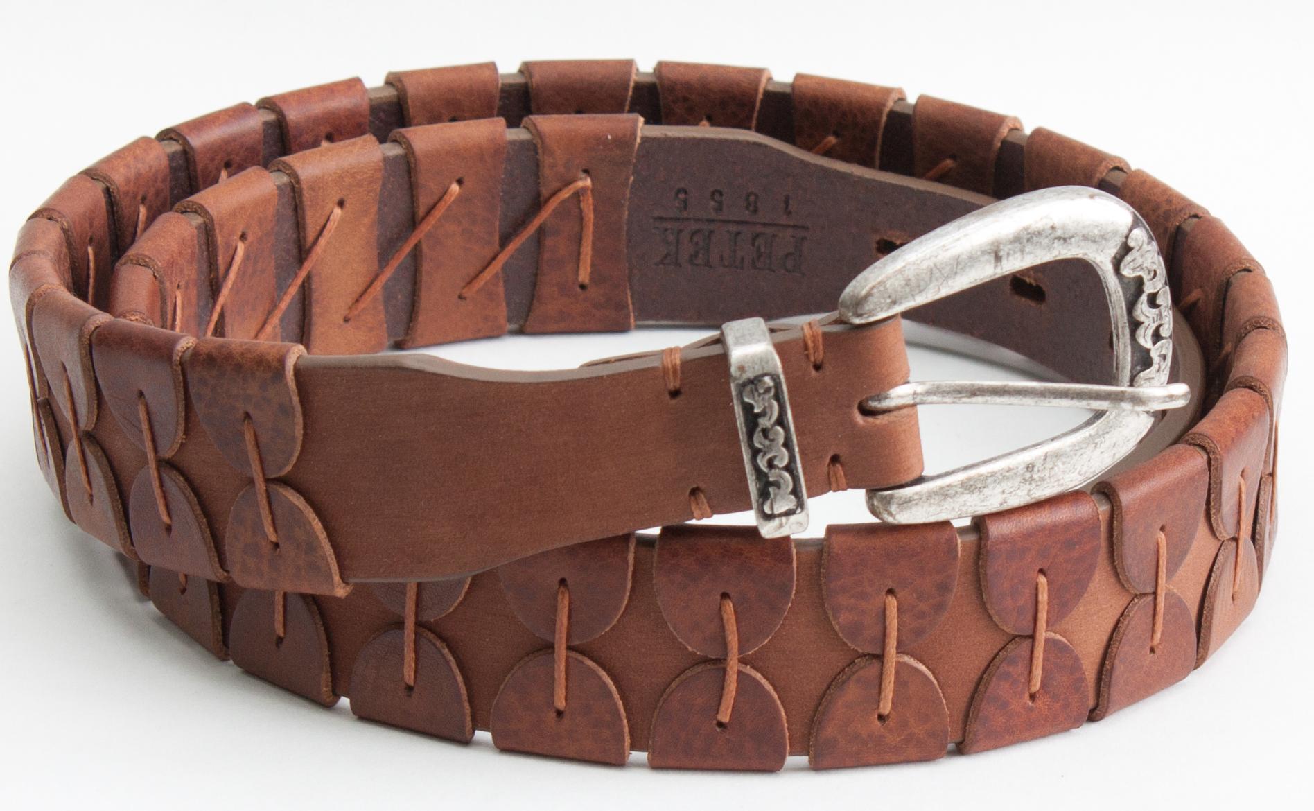 Ремень женский Petek 31114-04 кожаный Коричневый