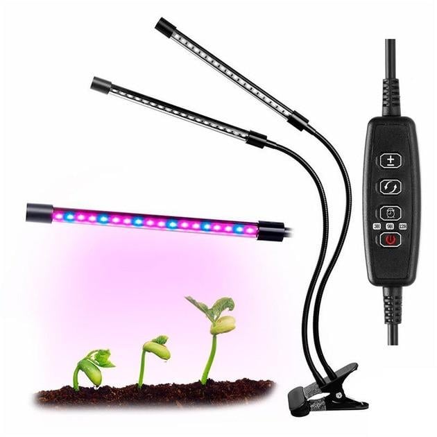 Фітолампа для рослин та розсади 2 LED Plant Grow Light на прищіпці (5869) - фото 4