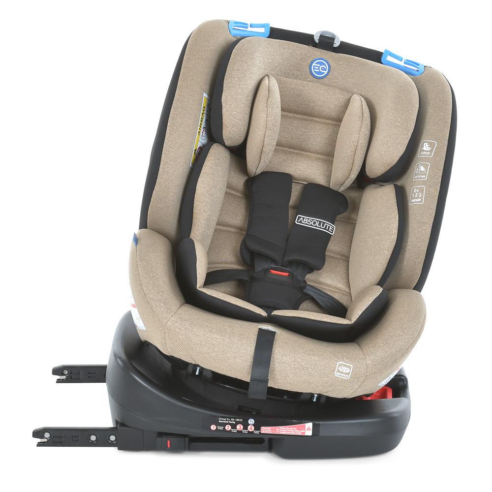 Автокресло детское El Camino Royal ME 1079 ABSOLUTE группа 0+1/2/3 360 град isofix лен Beige (6903317585816) - фото 13 Автокресло детское El Camino Royal ME 1079 ABSOLUTE группа 0+1/2/3 360 град isofix лен Beige (6903317585816) - фото 13