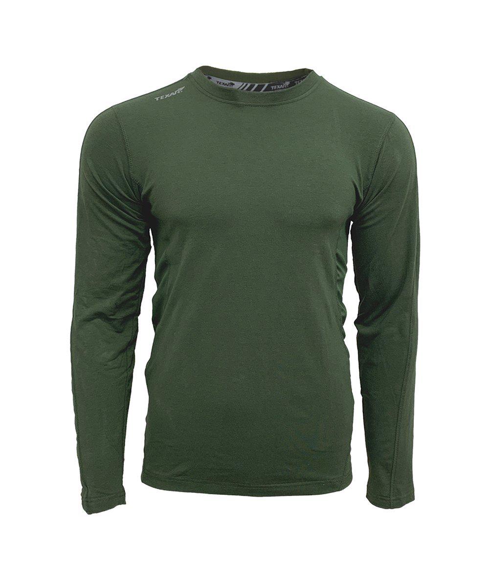 Футболка с длинным рукавом Texar Base Layer M Olive (24631) - фото 1