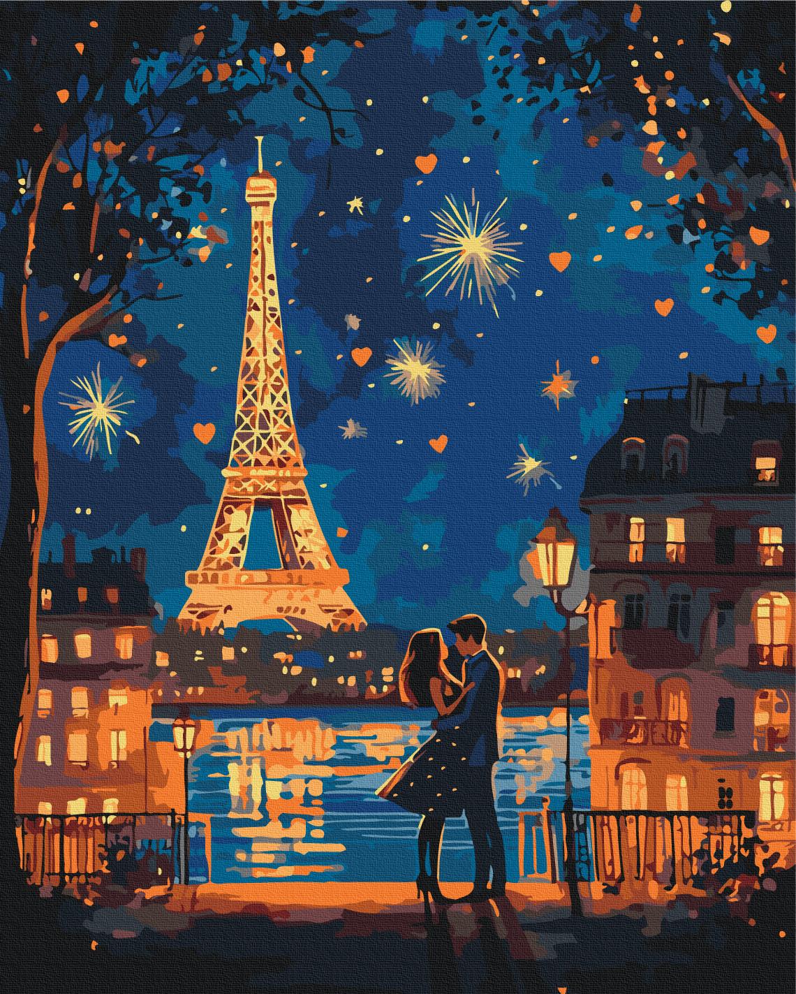 Картина по номерам Brushme Любовь в воздухе 40x50 см (BS54220)