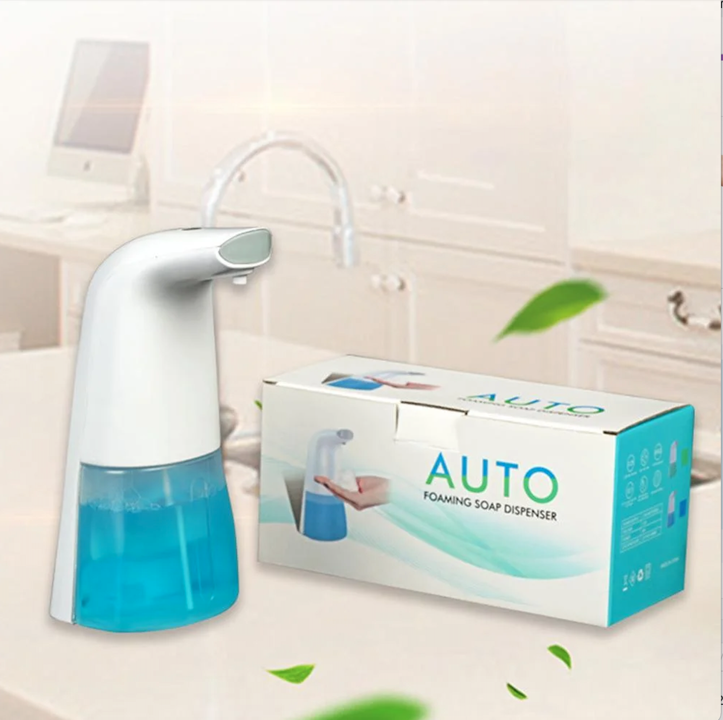 Безконтактний дозатор для мила Auto Foaming Soap Dispenser 300 мл Білий - фото 3