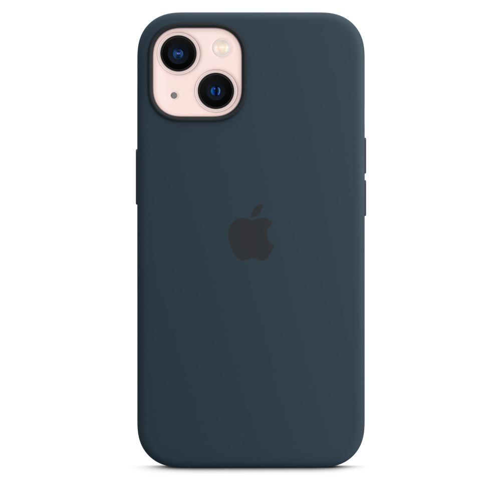 Силіконовий чохол-накладка Apple Silicone Case with MagSafe for iPhone 13, Abyss Blue (HC) - фото 8