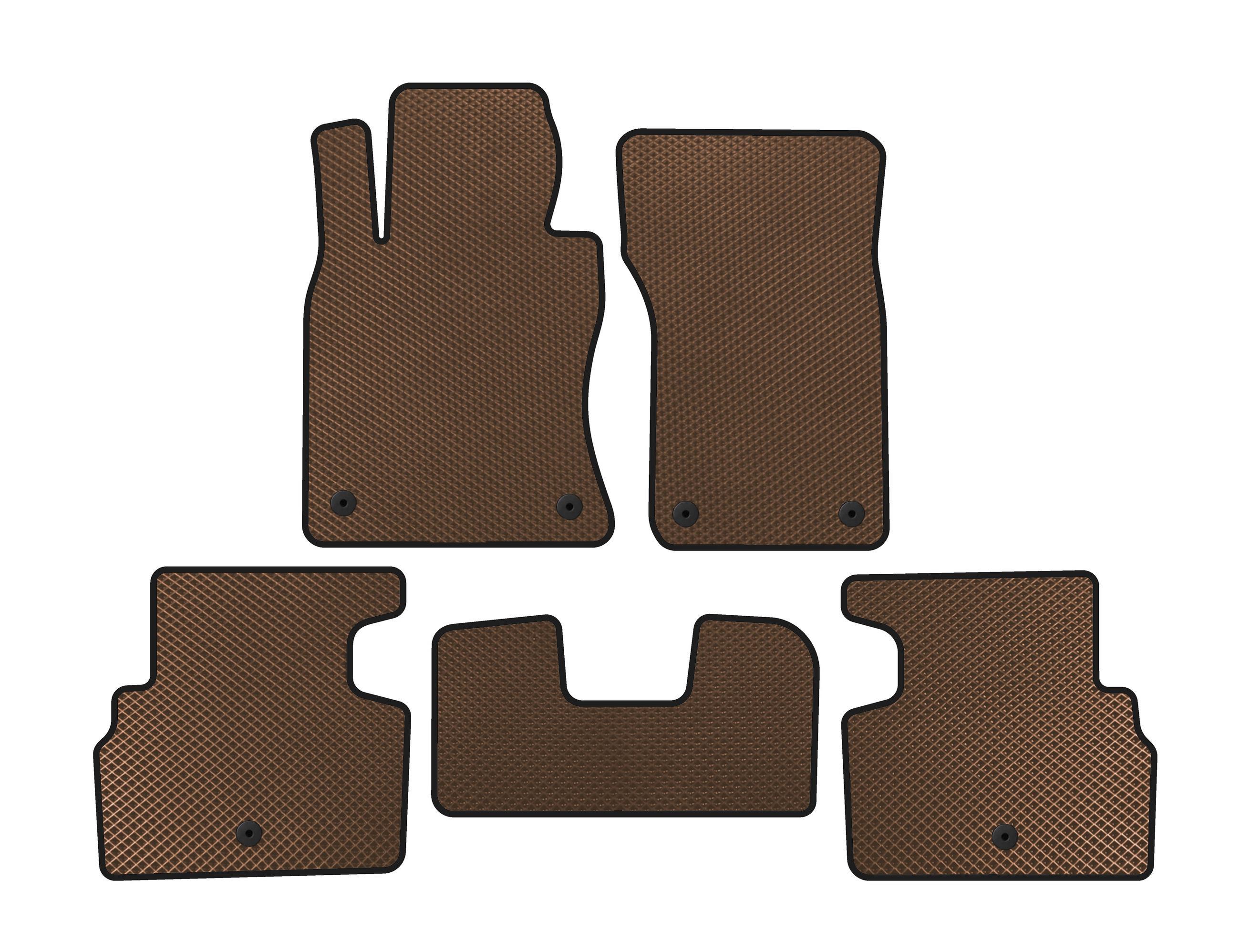 Коврики EVA Digital Designs для Infiniti Q50/Q60 2013-2024 гг. Коричневый (141671)
