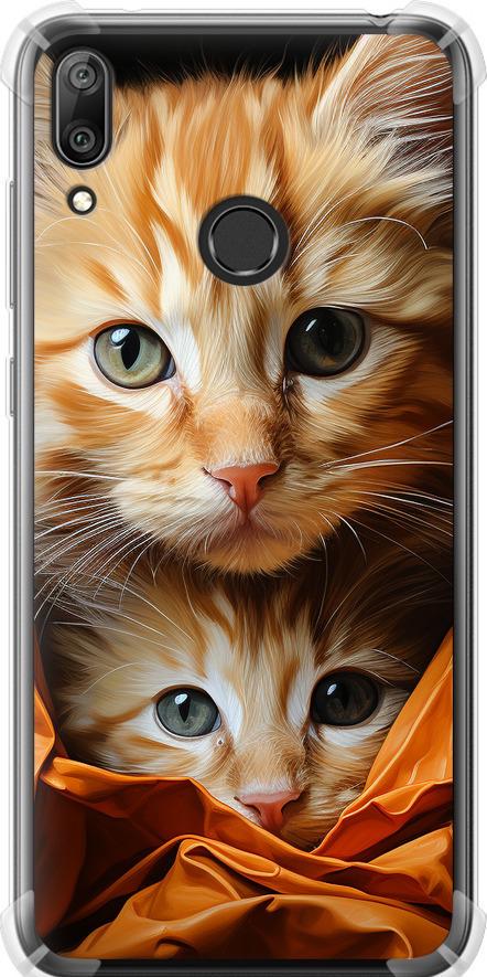 Чехол на Huawei Y7 2019 Котики 2 (5664sp-1638-42517) Чехол на Huawei Y7 2019 Котики 2 (5664sp-1638-42517)