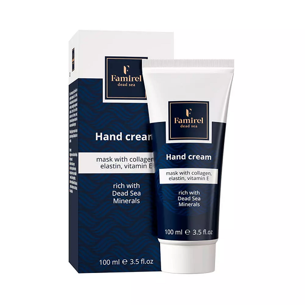 Крем-маска для рук Famirel с коллагеном/эластином/витамином Е и минералами Мертвого моря 100 мл (23647588)