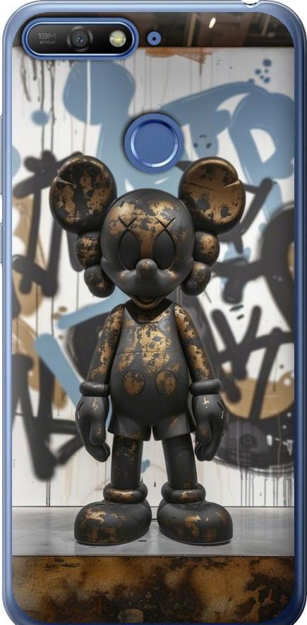 Чехол на Huawei Y6 Prime 2018 Bronze kaws v2 (6098u-1441-42517)