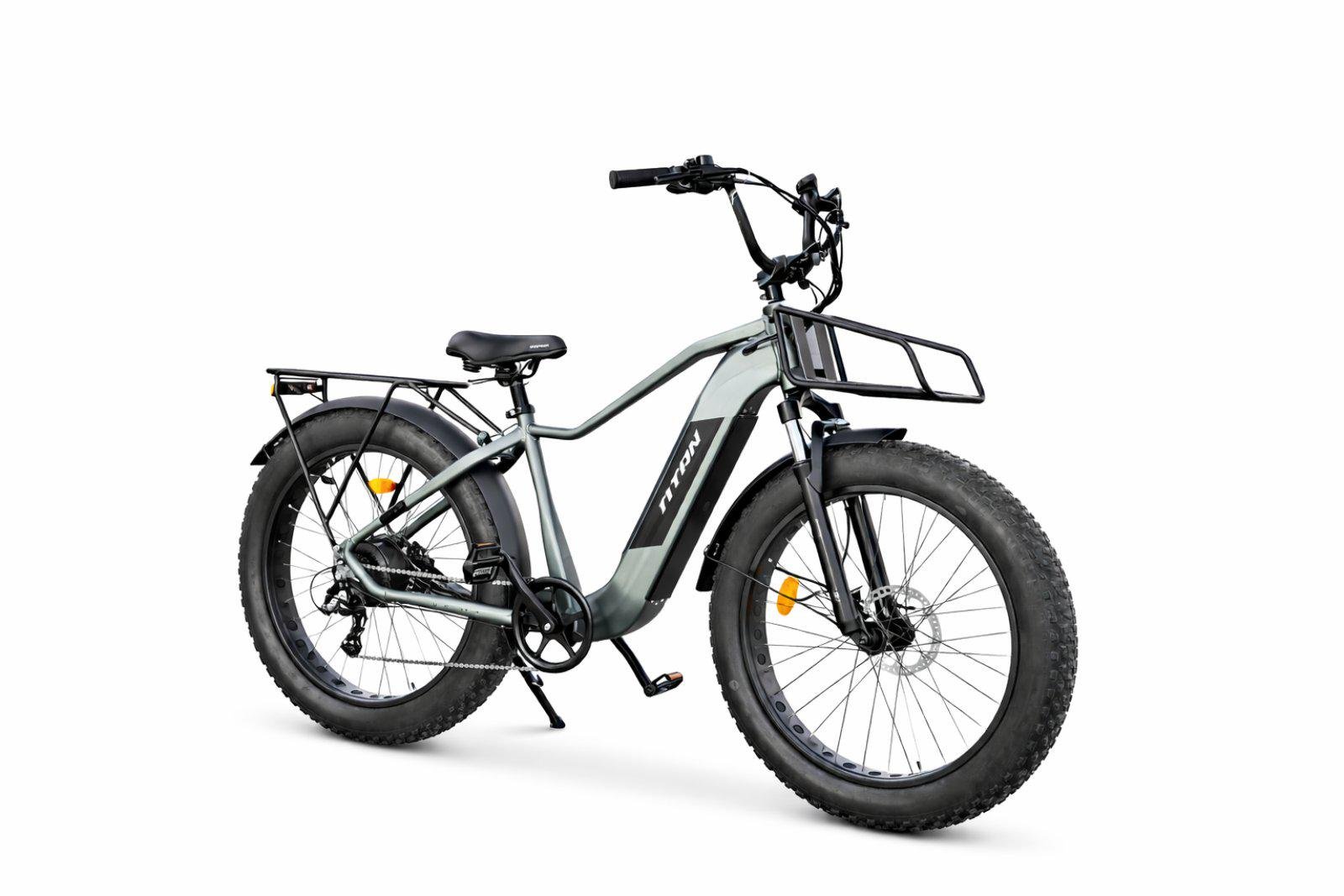 Электровелосипед E-Titan Aventure 26,4" 19" Серый-металлик (28219345)