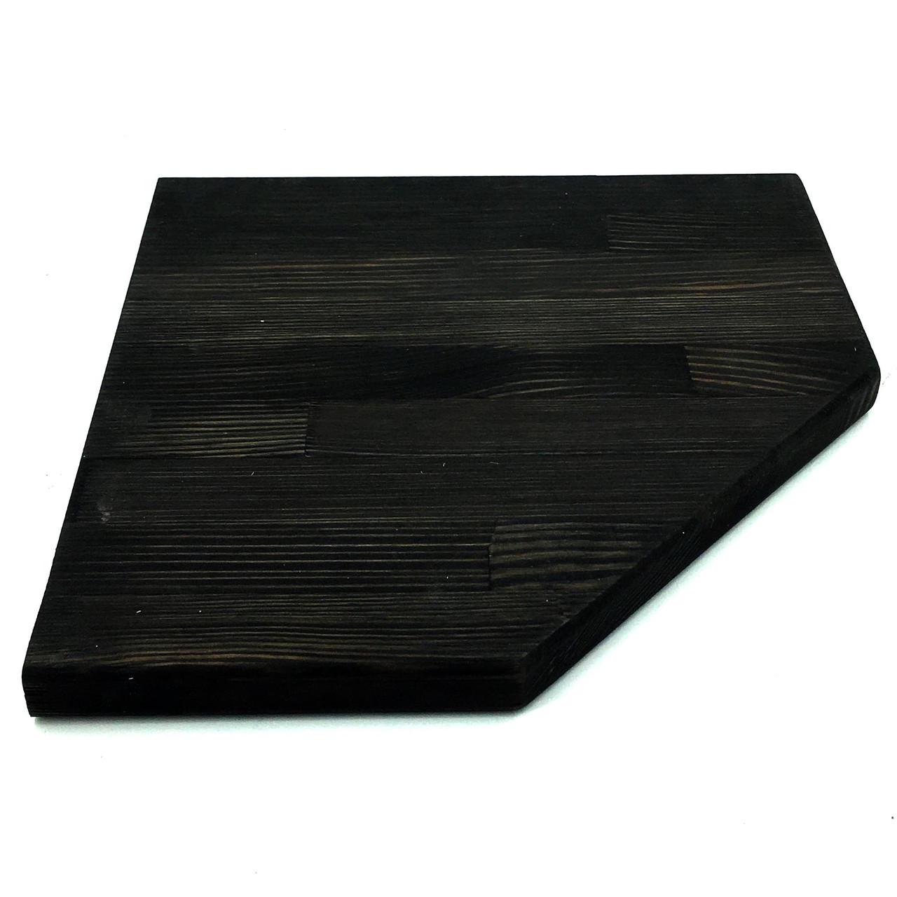 Полка настенная угловая из дерева Романа 35 Венге (УНП-350112)