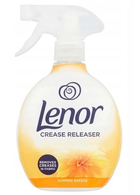 Спрей разглаживающий складки на одежде без утюжка Lenor Crease Releaser Summer Breeze 500 мл (18340661)