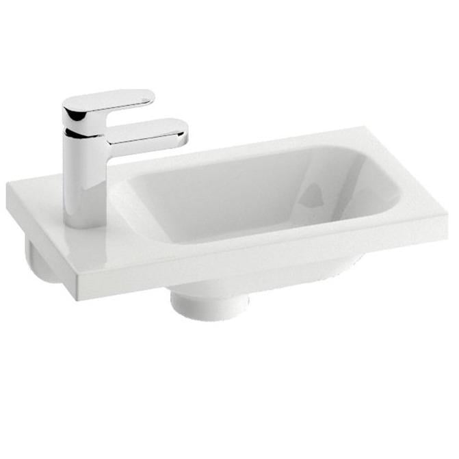 Умывальник подвесной Ravak Chrome L XJGL1100000 400x220x120 мм Белый (90531)