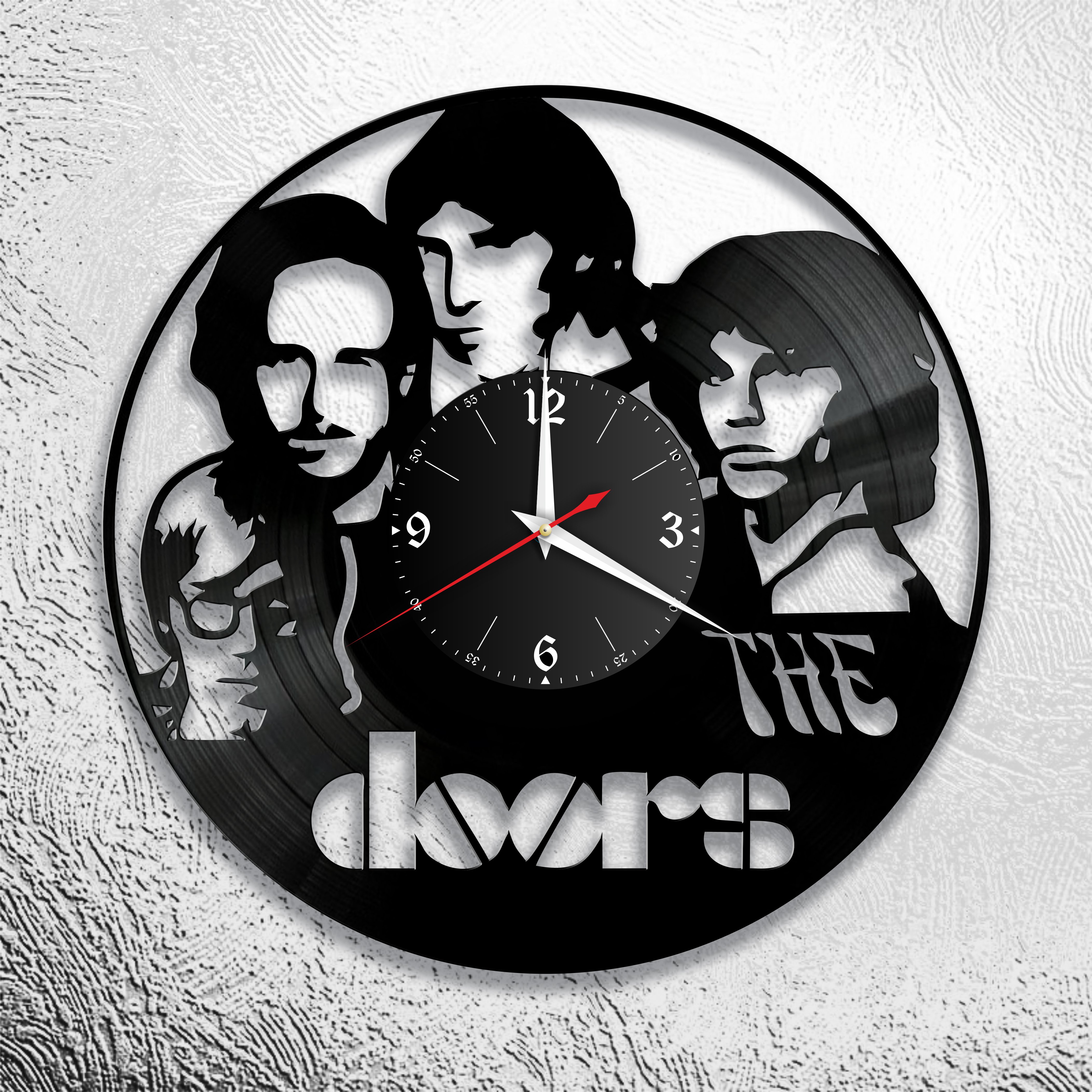 Часы настенные The Doors 0715 из виниловой пластинки