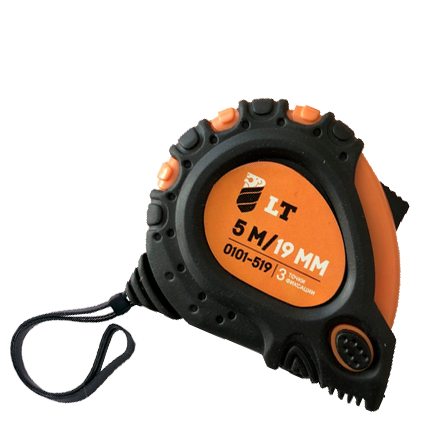 Рулетка магнитная LT-tools Proseries 3 стопора 5,0 м х 19 мм (48575)