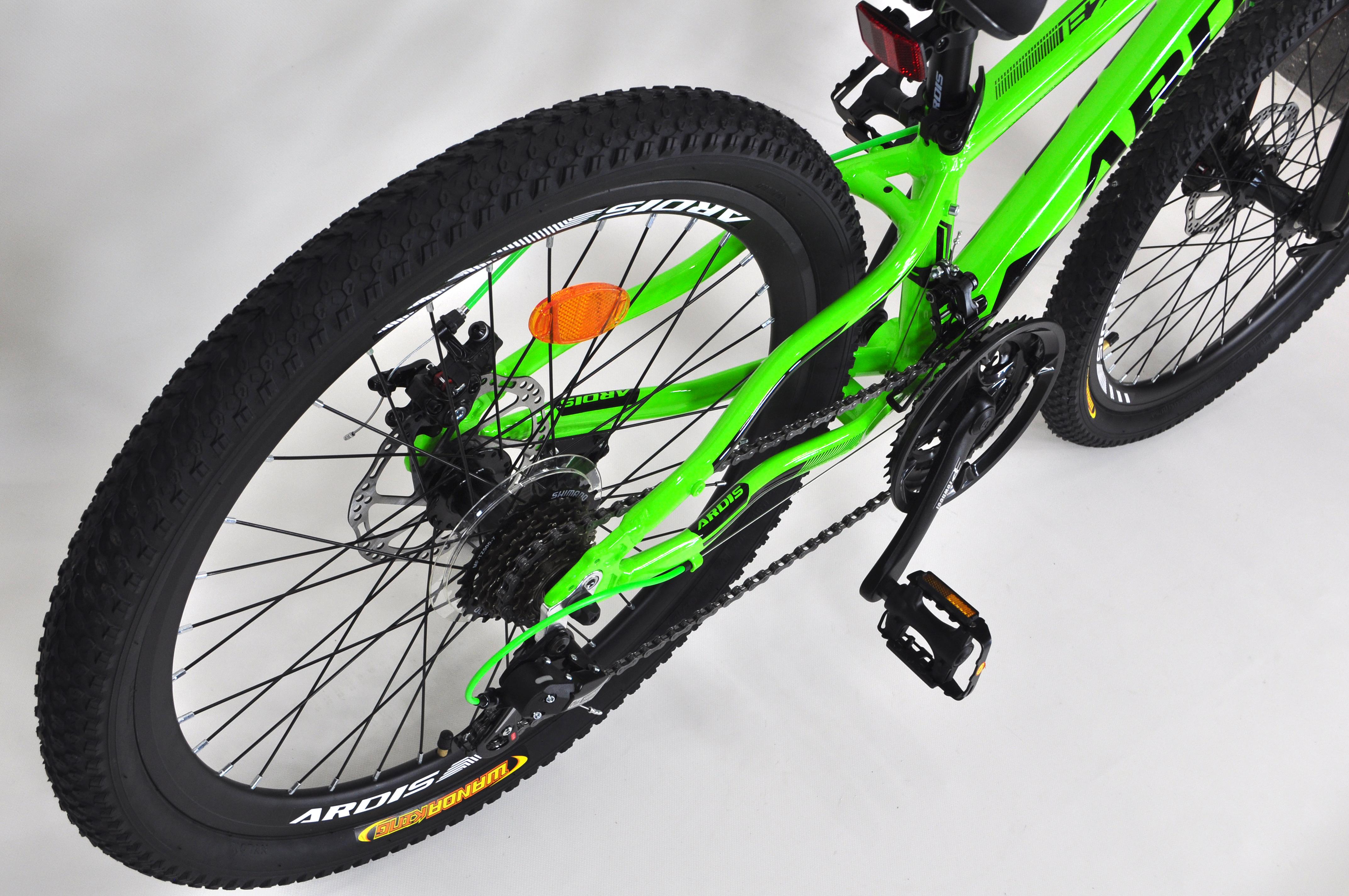 Велосипед підлітковий 24" Ardis Ezreal 11" Зелений - фото 16 Велосипед підлітковий 24" Ardis Ezreal 11" Зелений - фото 16