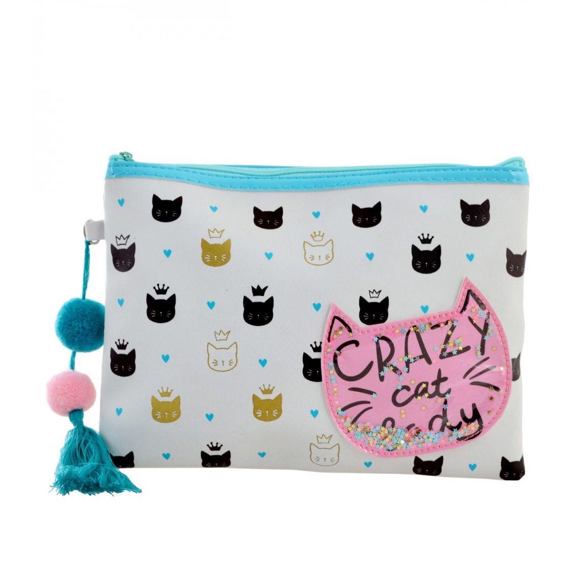 Пенал-косметичка YES Crazy Cat (532500)