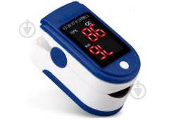 Пульсоксиметр Heal Force Fingertip Pulse Oximeter Синий + многоразовая черная маска в подарок (0227) - фото 2