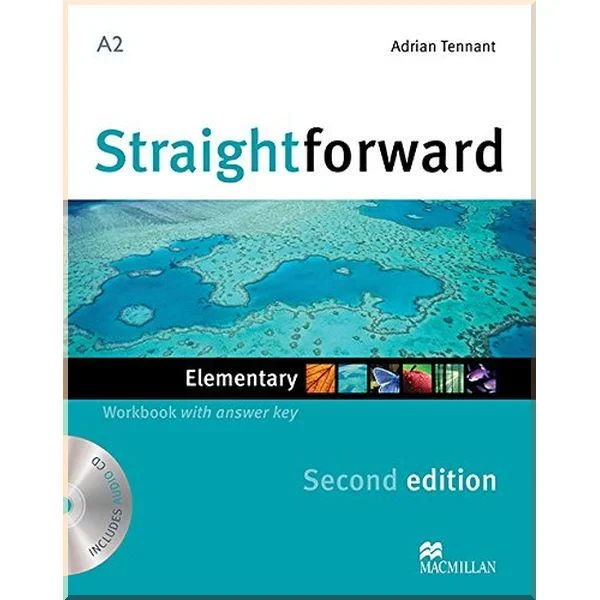 Рабочая тетрадь Straightforward Second Edition Elementary Workbook with key and Audio-CD