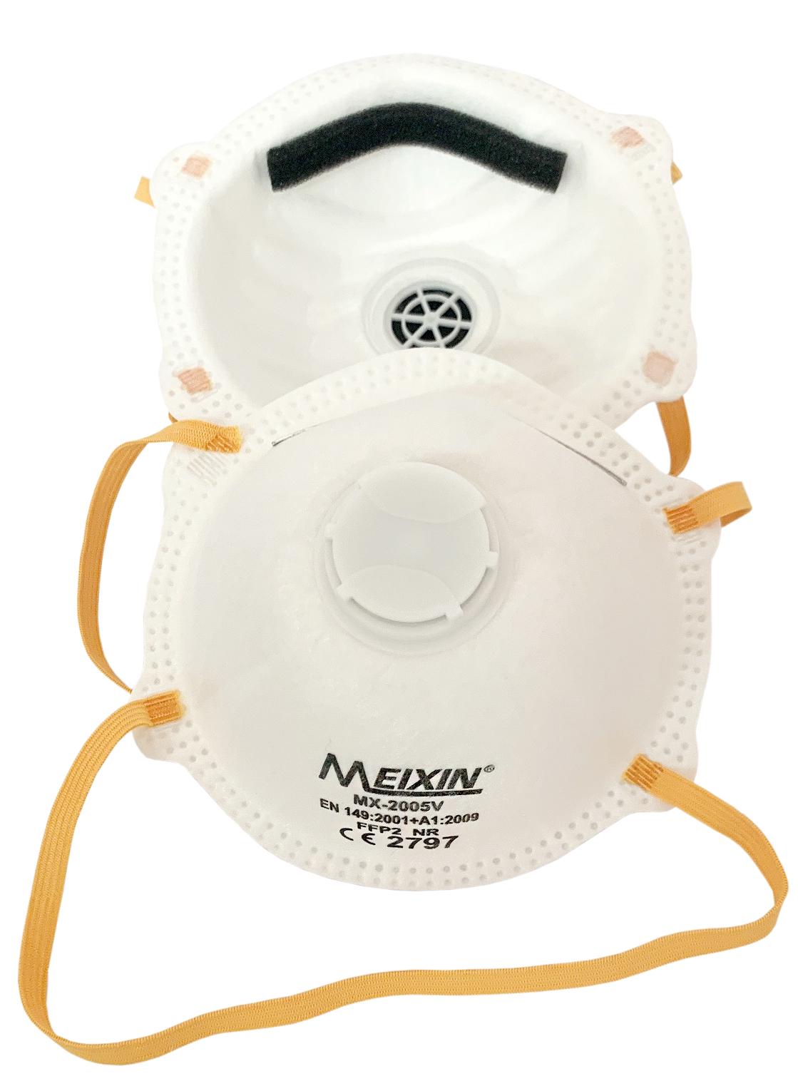 Респіратор одноразовий FFP2 з клапаном 12 шт. (79-2005V)