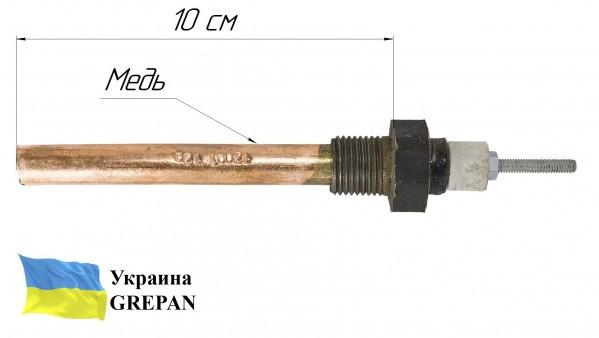 Тэн автомобильный Grepan внешний монтаж 12V 120W М16х1,5 медь (avto06) - фото 4