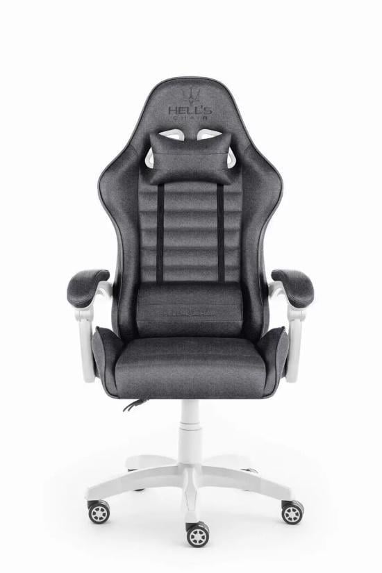 Кресло компьютерное Hell's HC-1003 White/Grey (А18)