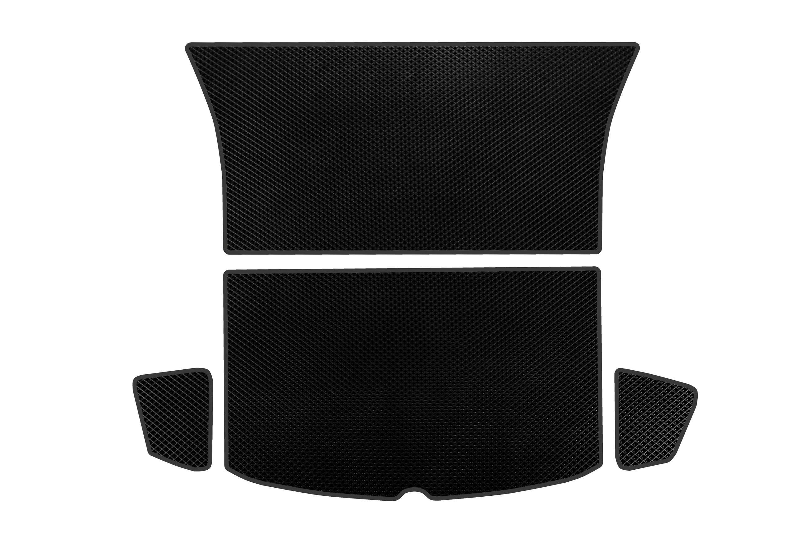 Коврик в багажник верхний задний Digital Designs EVA Juniper 2025- для Tesla Model Y 2020- этилвинилацетат Черный