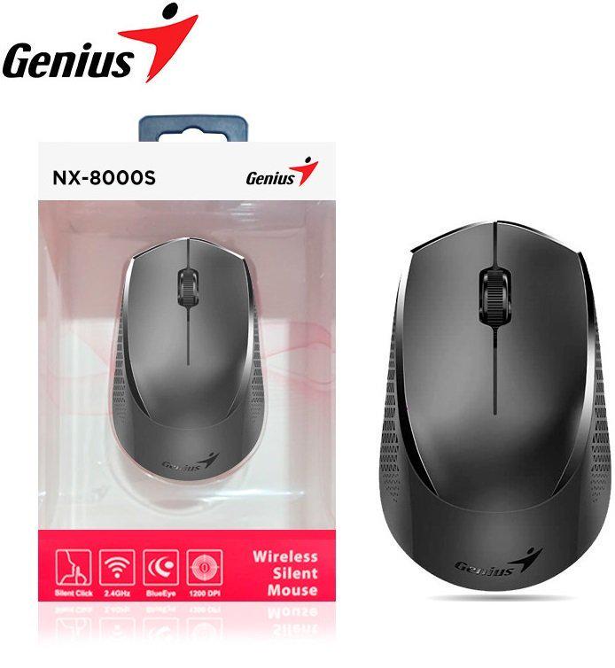 Комп'ютерна мишка Genius NX-8000S Silent WL Чорний (ERC-31030025400) - фото 2